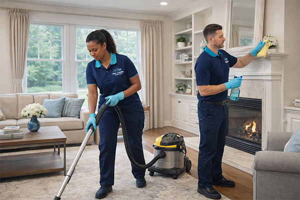 dinner room cleaning